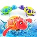 Buytra 3 Pieces Bath Toys Wind Up Swimming Turtle Animal Tub Pool Toy Set for Kids, Random Colors