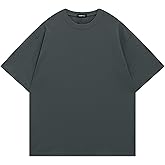 Vamtac Cotton T Shirts for Men Loose fit Short Sleeve Shirts Crewneck Tshirt Men Plain T Shirts