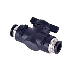 Yoebor Pneumatic Ball Valve 1/4" OD x 1/4" OD Push