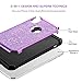 iPhone X/10 Case, iPhone XS Phone Case, BENTOBEN Shockproof Glitter Sparkle Bling 2 in 1 Hybrid Shiny Faux Leather Hard PC Soft Bumper Protective iPhone X/XS 5.8