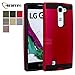 LG VOLT 2/LG LS751/ LG Magna /LG C90 / LG H525N/ LG G4C Case , Aomax Hard Silicone Rubber Hybrid Armor Case Drop Protection Shockproof Protective Holster Cover Case For LG G4C VLS Red