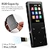 MP3 Player with Bluetooth, Grtdhx 8GB Portable Digital Music Player Support FM Radio Photo Browsing Video Play Pedometer Voice Recorder Text Reading with Earphone Armband for Sport Running