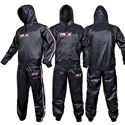 DEFY Heavy Duty Sweat Suit Sauna Exercise Gym Suit Fitness, Weight