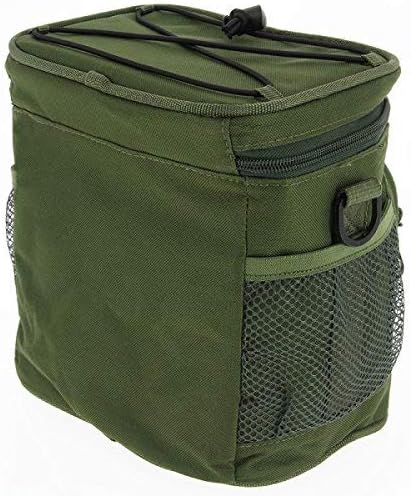 New Carp Fishing Camping XPR Insulated Cooler Bag Twin Zip Detachable Carry Strap, Green, 21.5 x 15 x 22 cm - Image 3