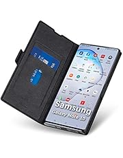 Aunote Hülle Samsung Galaxy S10/S10+/S10e/A40/A50/A60/A70/A30/A20/M30/M20/Note 10/Note 10 Plus, Samsung Galaxy Schutzhülle, Leder Etui/Folio, PU + TPU Flip Cover Case.