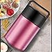SSAWcasa Vaccum Flask for Hot Food, 27oz Soup Container for Adults, Wide Mouth Stainless Steel Food Jar, Insulated Lunch Container with Spoon & Handle, Leak Proof Thermal Bento Box Flask Meal Carrier