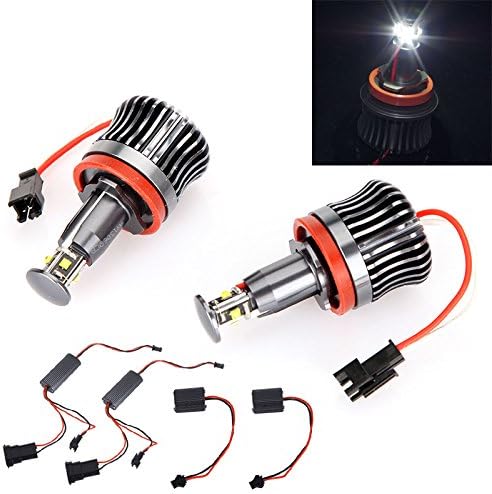 EverTrust(TM) 2*20W H8 CREE R4 LED Angel Eyes Halo Bulb Light for BMW E92 E93 E90 X5 White