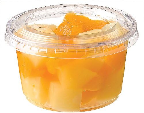 Nature Friendly 100% Biodegradable, Compostable PLA 8 oz. Container LID (LID only, container sold separate), 2000/case