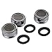 Sumnacon 3 Packs Low Flow Faucet Aerator - 24 mm Male Thread Faucet Bubbler Sink Aerator / Laminar Bubble Water Saving Faucet Aerator with Gasket for Kitchen and Bathroom, Chrome (3 Packs)