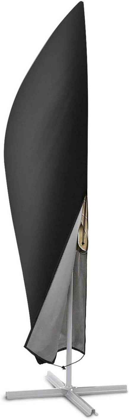 Cantilever Umbrella Cover for 7-11 ft, Patio Umbrella Covers with Zipper, Waterproof UV-Resistant Patio Umbrella Zipper Cover, All-Weather Protection Cover with Storage Bag, Outdoor Umbrellas Large: Kitchen & Dining