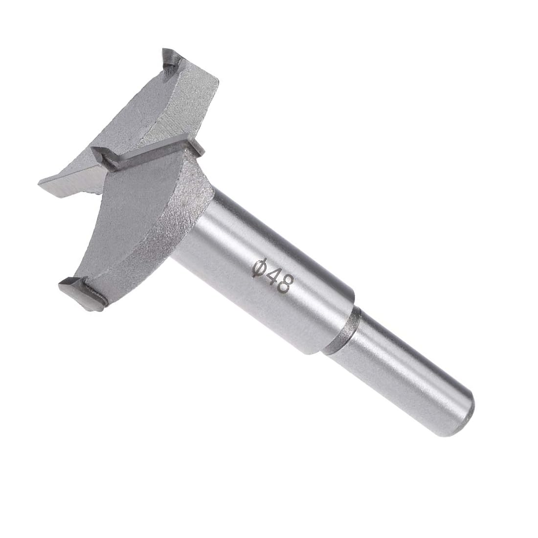 MACHSWON Forstner Drill Bits Tungsten Carbide Wood Hole Saw Opener Drill Bit 48mm Woodworking Drilling Bit Cutter