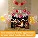 Birthday Decorations - Large Happy Birthday Banner - Theme Birthday Party Decorations - Happy Birthday Letters - Pink Rose Gold For Woman Girl Mom Balloons Hanging Pom Poms Wall Party Supplies
