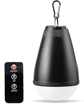 Led Camping Lampe Mit Fernbedienung Winnes Portable Wasserdicht Led Camping Laterne Zelt Gluhbirnen Usb Aufladbare Licht Fur Wandern Klettern Notfall Camping Zelt Und Outdoor Aktivitaten Schwarz Amazon De Baumarkt