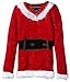 Alex Stevens Girls' Santa Tunic Sweater