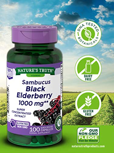 Black-Elderberry-Capsules-1000mg-100-Count-Super-Concentrated-Sambucus-Extract-Non-GMO-Gluten-Free-by-Natures-Truth