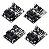 Makerfire 4pcs NRF24L01+ Breakout Adapter with on-board 3.3V Regulator for NRF24L01+ Wireless Module