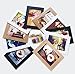 Get Orange DIY Paper Photo Frame Wall Deco with Mini Clothespins and Stickers - Fits 4