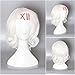 New Anime Tokyo Ghoul Juuzou Suzuya Wig Short Curly White Color Cosplay Wig