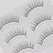 3 Pairs False Eyelashes 3D Short Lifelike Handmade False Eyelashes Popular Natural Paragraph Fake Eye Lashes Makeup Tools (Short-101705)