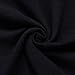 HEQU Men's Cotton Side Split Hipster Hip Hop Short Sleeve Long T Shirt Black L