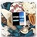 Qingbei Rina Summer Potpourri,Ocean Scent Potpourri Dried Flower,Blue Decorative Bowl Vase Filler, Home Fragrance Sachet, Beach Coastal Breeze Decor,9.8 Oz