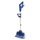 Cordless Snow Shovel Sweeping Blower Snow Blowers with 4.0Ah Lithium Battery,Quick Charger,Adjustable Front Handle Powered Snow Thrower for Driveway Steps Patio Sidewalk (11"-Blue 24V)