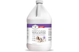 Stuart Pet Supply Co. Professional Strength Deep Clean (Gal.) 3X Carpet Cleaner Solution & Deodorizer, Concentrated Encapsulating Carpet Shampoo, Pet Odor & Dirty Carpet Cleaning Solution 128 fl oz.