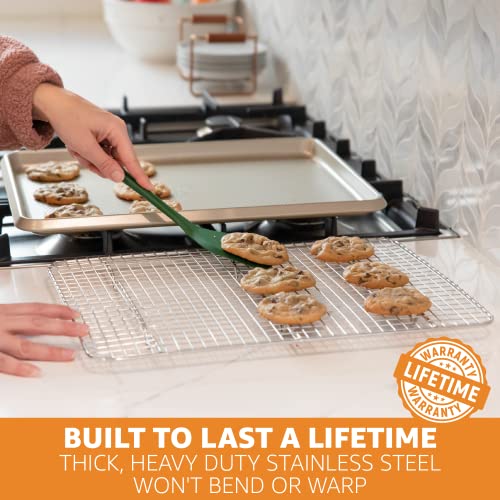 Heavy Duty Cooling Rack for Cooking and Baking, Rust Resistant Oven