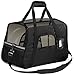 Paws & Pals Airline Approved Pet Carrier – Soft-Sided Carriers for Small Medium Cats and Dogs Air-Plane Travel On-Board Under Seat Carrying Bag with Fleece Bolster Bed for Kitten Cat Puppy Dog Taxithumb 1