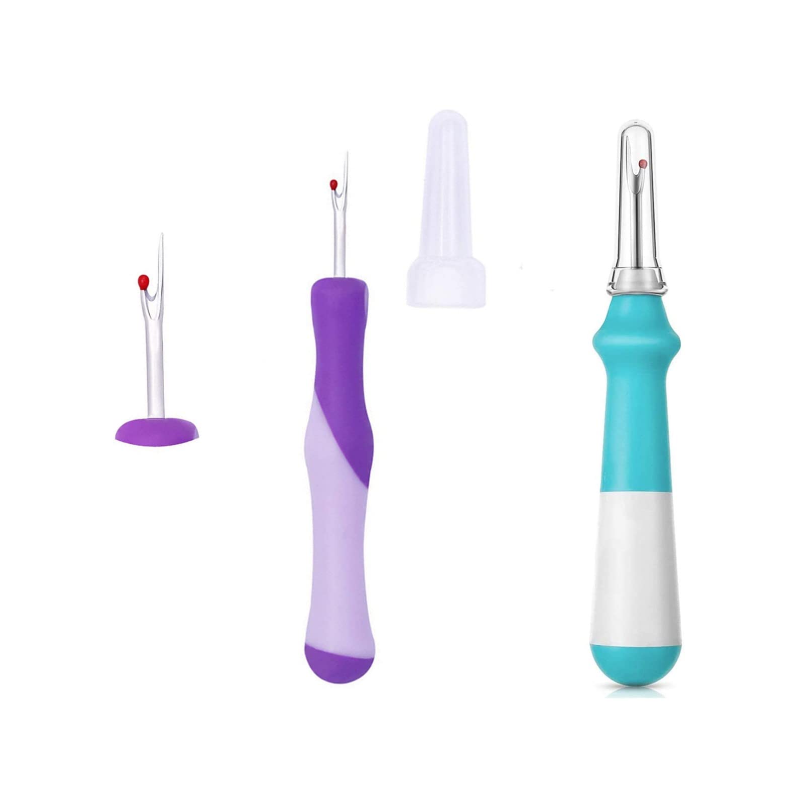 Seam Ripper Tool Sewing Ripper 2 pcs Seam Rippers Handy Stitch Remover Tool with Ergonomic Design Silica Handles Seam Ripper Sewing