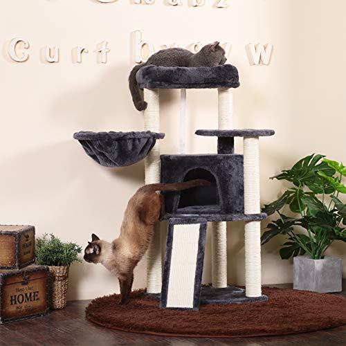 Heybrother 40.5 inches Cat Tree with Full Sisal Posts and Scratching
