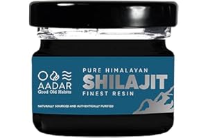 AADAR Ayurveda Pure & Natural Himalayan Shilajit Resin | Helps Boost Immunity, Energy & Metabolism (Contains 85+ Minerals & More Than 30% fulvic Acid Content) 15gm (Pack of 1)