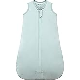 Mosebears Sleep Sack Baby Winter Wearable Blanket with 2-Way Zipper,2.5 TOG Cotton Sleep Sack Unisex (Calm Sage, 12-18 Months