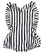 Baby Girl Girls Todder Striped White and Black Romper Outfit Clothes Bodysuits (12-18 Months)