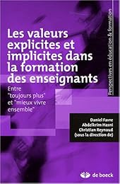Les  valeurs explicites et implicites dans la formation des enseignants