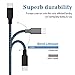USB Type C Cable, Airsspu 4Pack 3FT 6FT 6FT 10FT Nylon Braided USB A to USB C Charger Cable Fast Charging Cord for Samsung Galaxy S9 S8 Plus Note 8, LG G5 G6 V30, HTC 10, Nexus 5X,Google Pixel XL-Blue