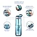 DYD Water Bottle with Straw, BPA Free Tritan Sports Water Bottle 25oz for Fitness and Outdoor Enthusiasts, Leakproof and Durable