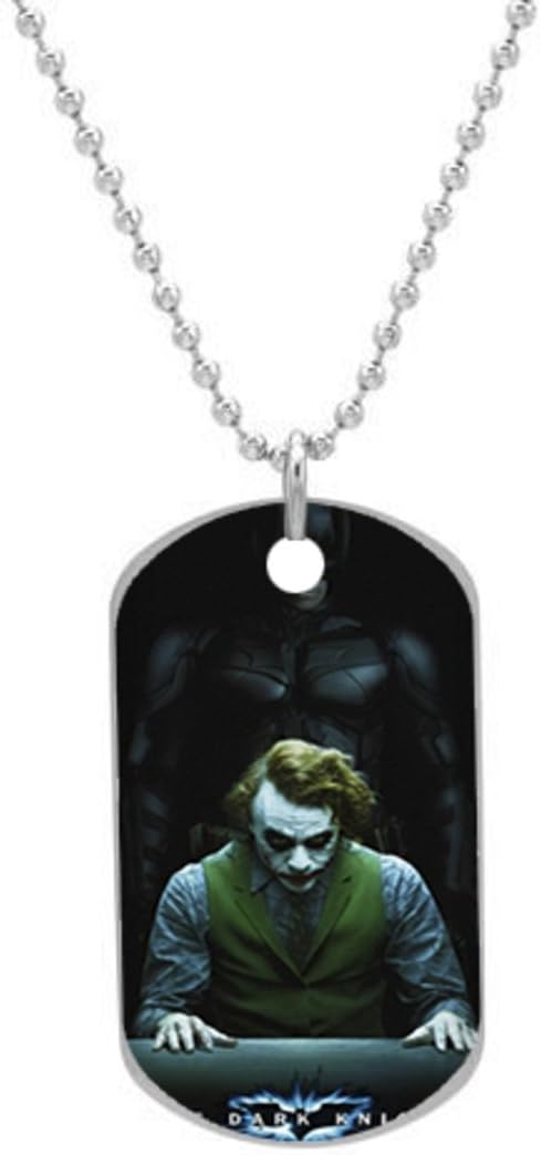The Dark Knight Batman Joker Custom OvaL Dog Tag (Large Size) Pet Tag Cat Animal Tag