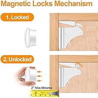 أقفال خزانة الأطفال تصميم غير مرئي لأمان الأطفال للخزائن لاصق سهل 3m لا يحتاج لأي أدوات أو خزانة ثقب أو مزالج الأدراج 12 عبوة Amazon Ae
