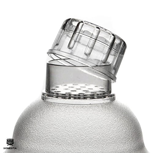 Homestia 24 oz Plastic Cocktail Shaker 3-Piece Drink Mixer Boba Tea Shaker W/Jigger