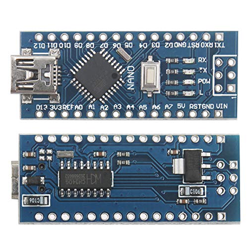 WYPH Mini Nano V3.0 Module ATmega328P 5V 16MHz CH340G Chip Microcontroller Development Board for Arduino Without USB Cable (Not-soldered Nano 3pcs)