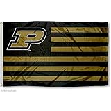 Purdue Boilermakers Alumni Nation Stripes Flag