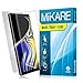 2 Pack Galaxy Note 9 Matte Screen Protector Front and Back, MiiKARE Note 9 Screen Protector Film Full Adhesive Case Friendly Flexible Plastic TPU Soft Screen Protector Anti Glare Wet with Applicator