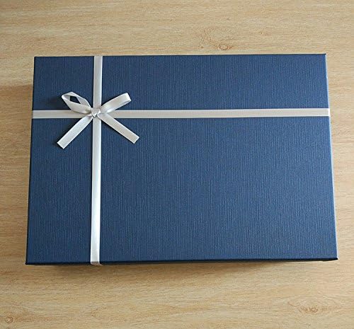 Gift box rectangular literature and art small fresh high grade shirt gift box packing box,blue