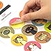 Kitten Stickers Cute Stickers for Kids for Envelope Sealing Greeting Cards Party Classroom Kids Rewards Sticker