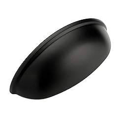 Home Expert 3 Inch Drawer Pulls Matte Black Cup