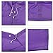 Alotpower Compact Raincoat Lightweight Poncho with Drawstring Hood and Sleeves for Fishing or Camping,Purple