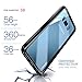 Galaxy S8 Case,Clear Slim Hybrid Armor Perfect Fit Hard Anti Scratch Back Excellent Grip Flexible Tpu Non Slip Non Bulky Full Body Shockproof Protective Cover for Galaxy S8 - Black