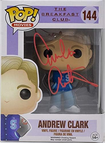 Emilio Estevez Signed Andrew Clark Breakfast Club Pop Funk #144 BAS COA