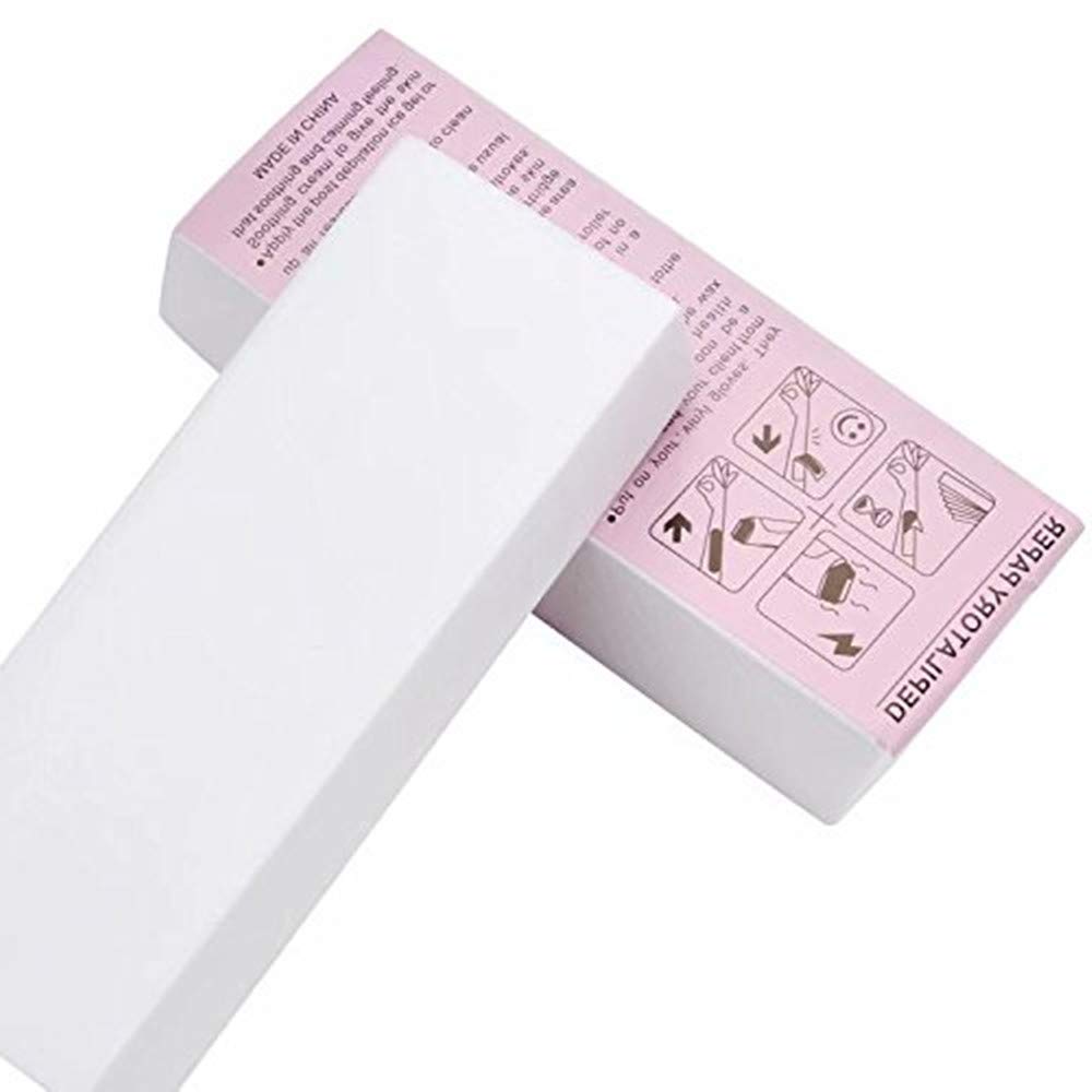 200 Pcs Paper Waxing Health Safety Waxing Strips Hair Removal Wax Strips for Body Skin Hair Removal